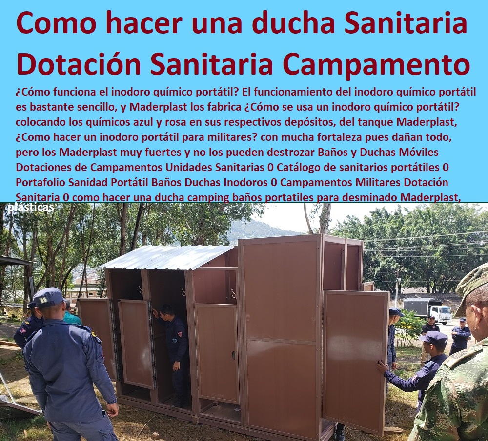 Baños y Duchas Móviles Dotaciones de Campamentos Unidades Sanitarias 0 Catálogo de sanitarios portátiles 0 Portafolio Sanidad Portátil Baños Duchas Inodoros 0 Campamentos Militares Dotación Sanitaria 0 como hacer una ducha camping Baños y Duchas Móviles Dotaciones de Campamentos Unidades Sanitarias 0 Catálogo de sanitarios portátiles 0 Portafolio Sanidad Portátil Baños Duchas Inodoros 0 Campamentos Militares Dotación Sanitaria 0 como hacer una ducha camping